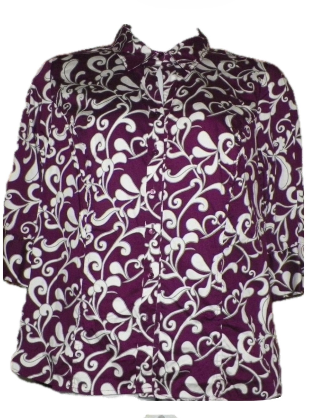 LANE BRYANT VINE PRINT TOP